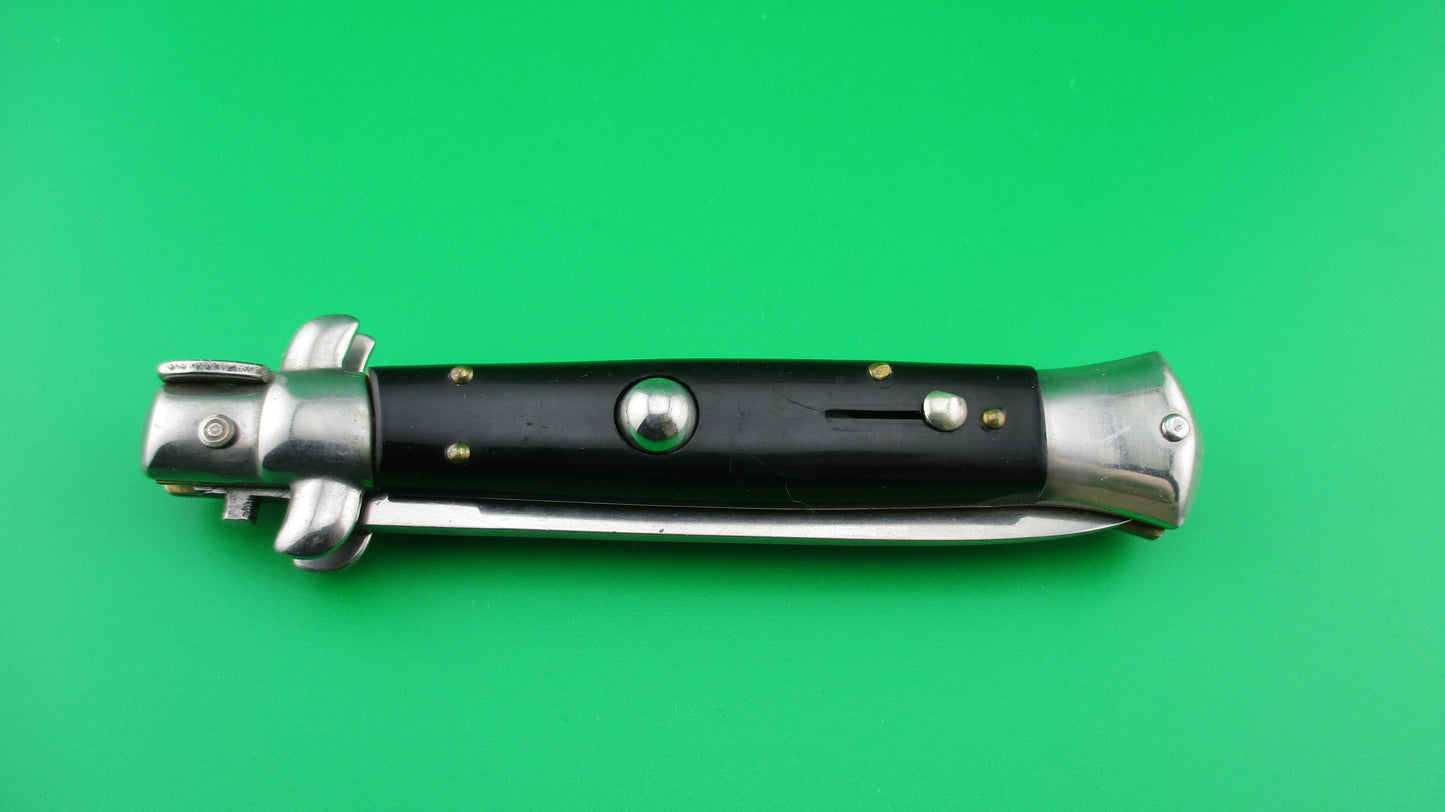 J INOX 20cm Italian Stiletto Vintage Swivel bolster automatic knife