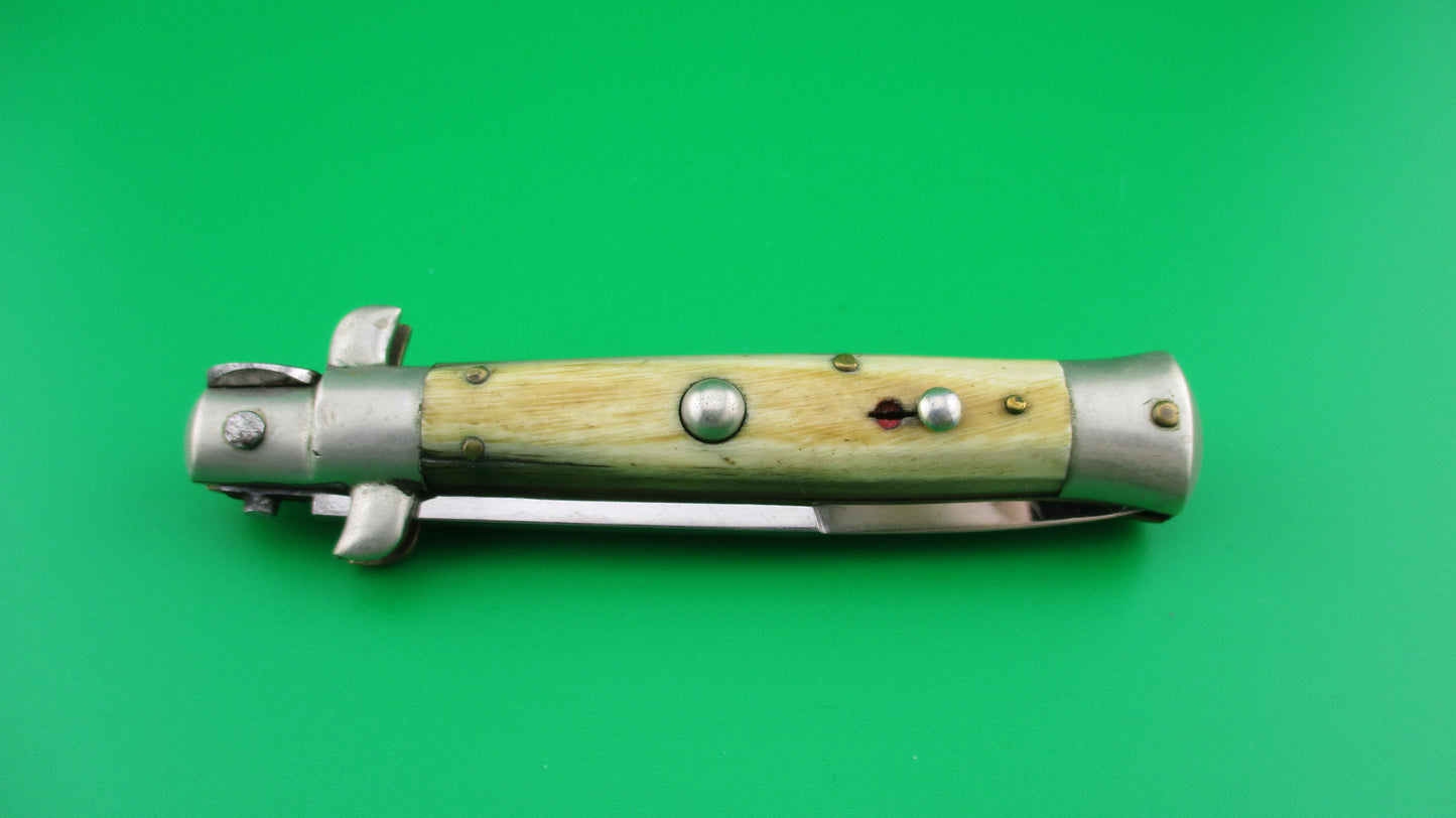 z DEMAY 18cm Italian Picklock Bayonet Stiletto automatic knife red dot safety