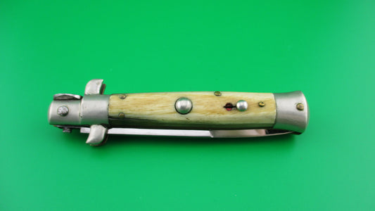 z DEMAY 18cm Italian Picklock Bayonet Stiletto automatic knife red dot safety