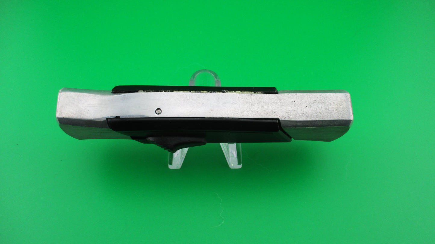 z AKC MADE IN ITALY 22cm Black Finger OTF DA automatic knife Dagger blade