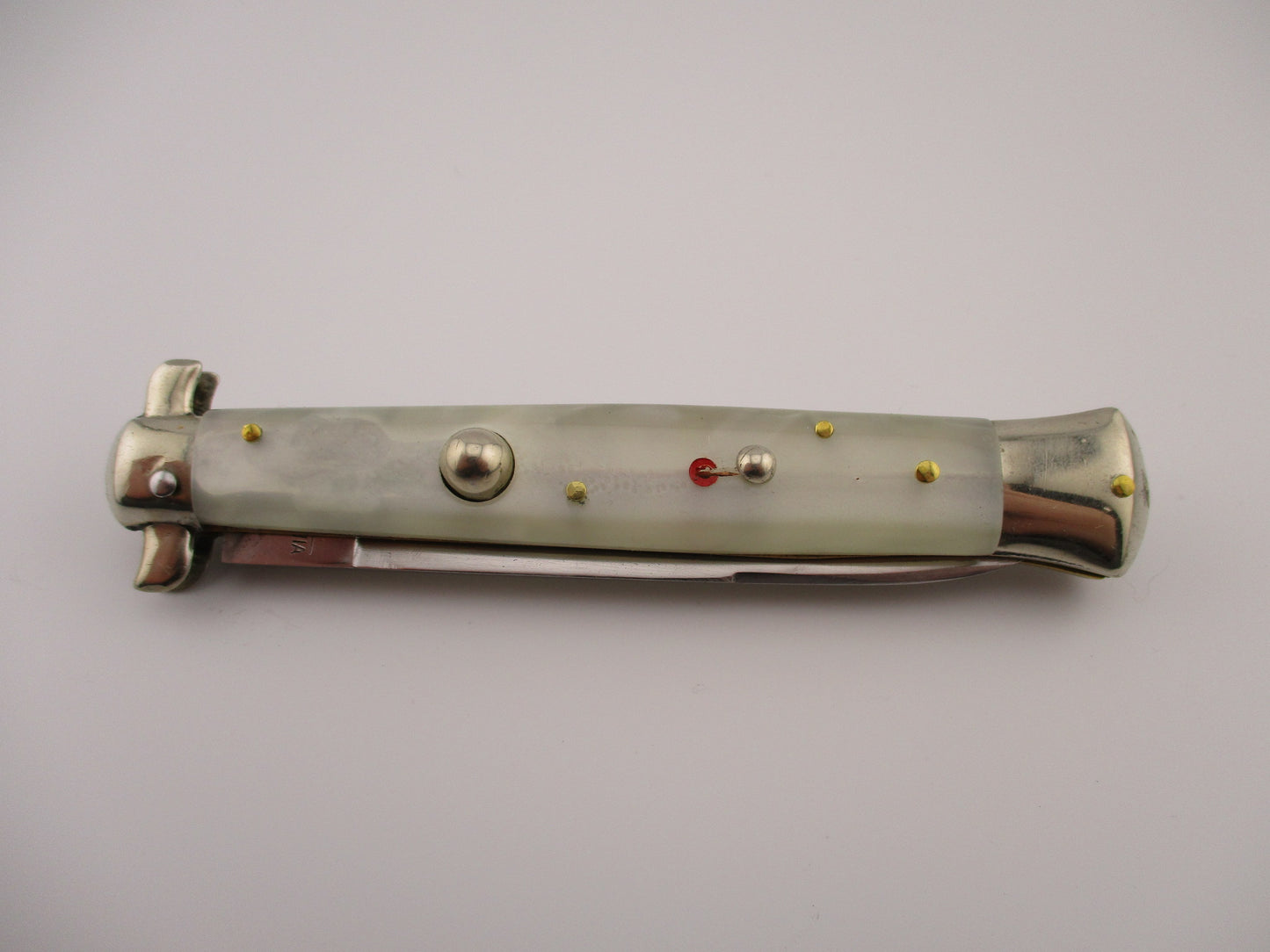 VIRGINIA INOX PATENT 96847 22cm Italian Derby Bolster Pearlex Vintage BoBc automatic knife