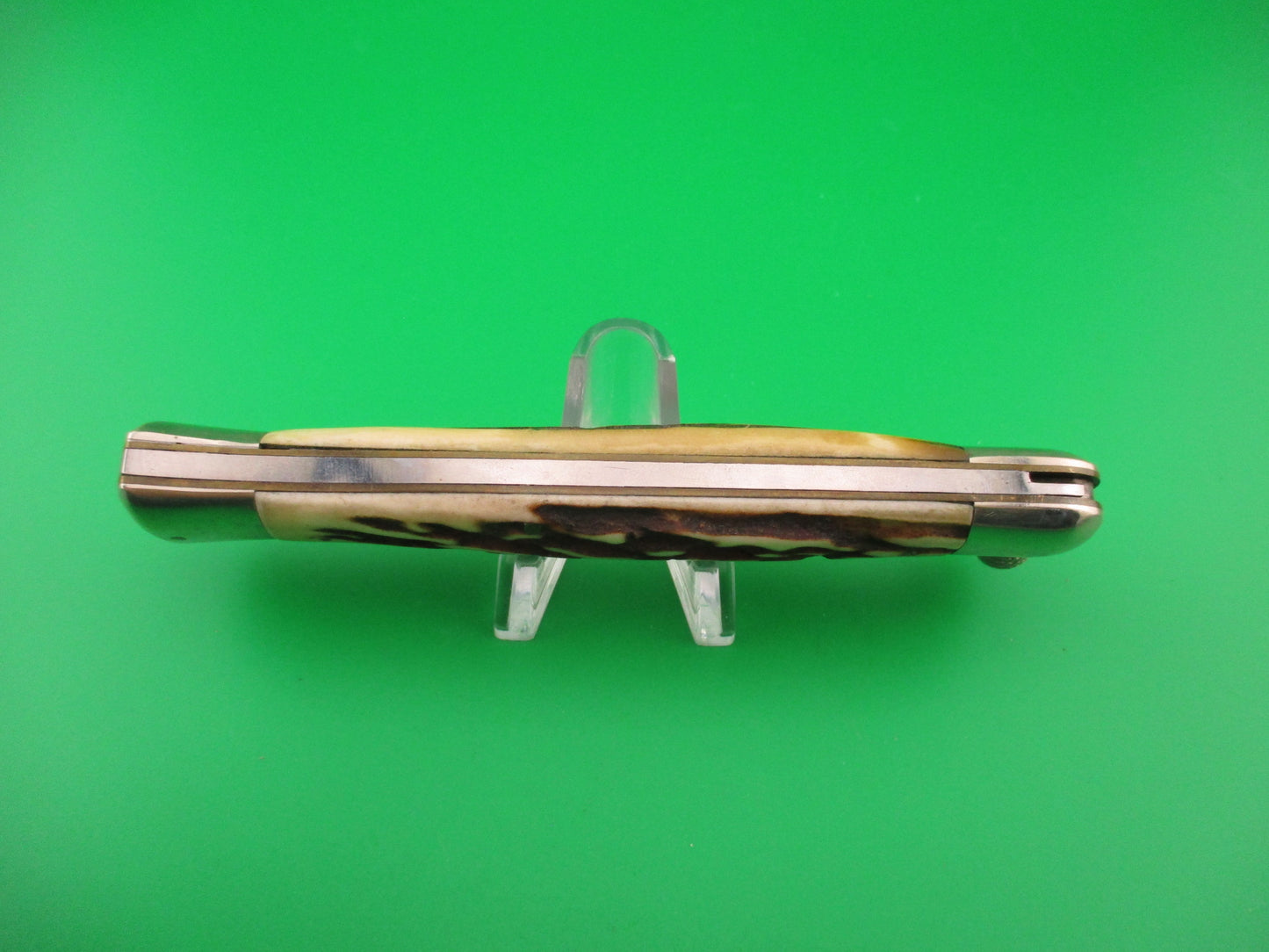 Stainless Steel ITALY 25cm RAPID Italian Stag Knob Flip Open Vintage manual knife