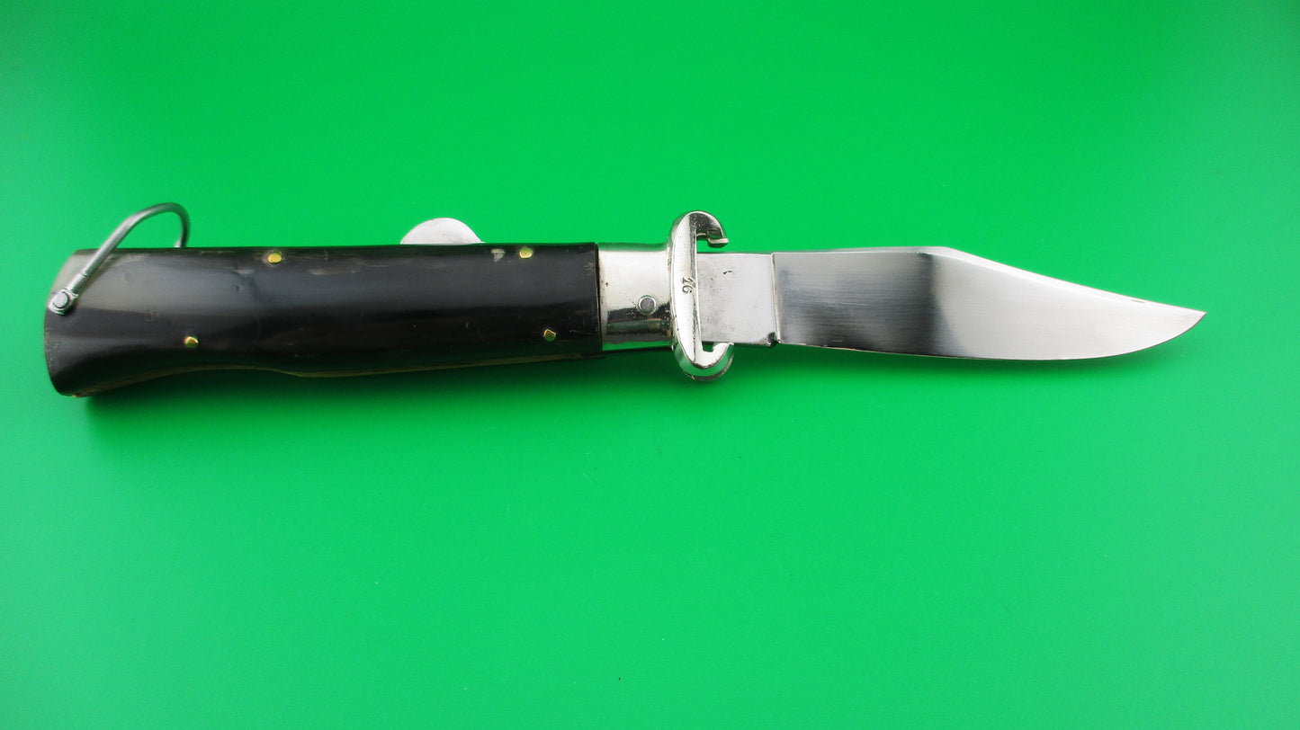INOX 20cm Italian Humpback Shell Puller Camper automatic knife