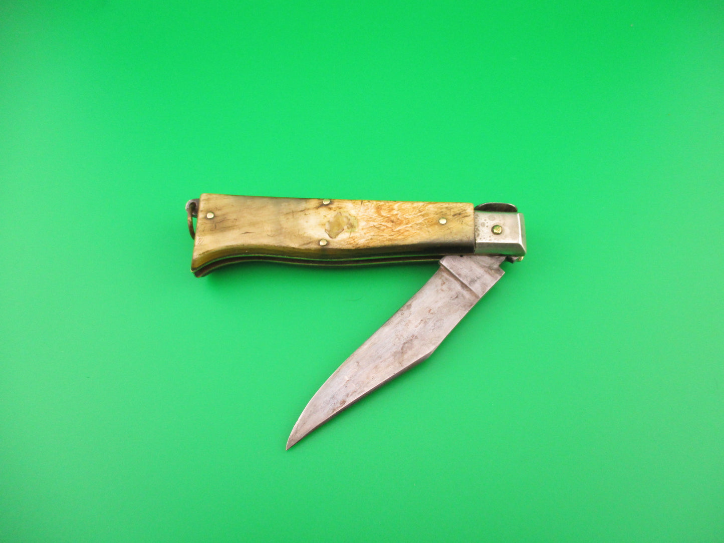 LATAMA MADE IN ITALY 19cm Italian Picklock Oval Button Hunter automatic knife