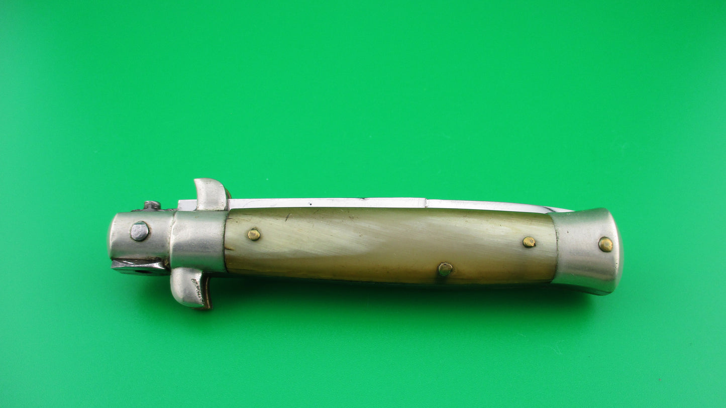 z DEMAY 18cm Italian Picklock Bayonet Stiletto automatic knife red dot safety