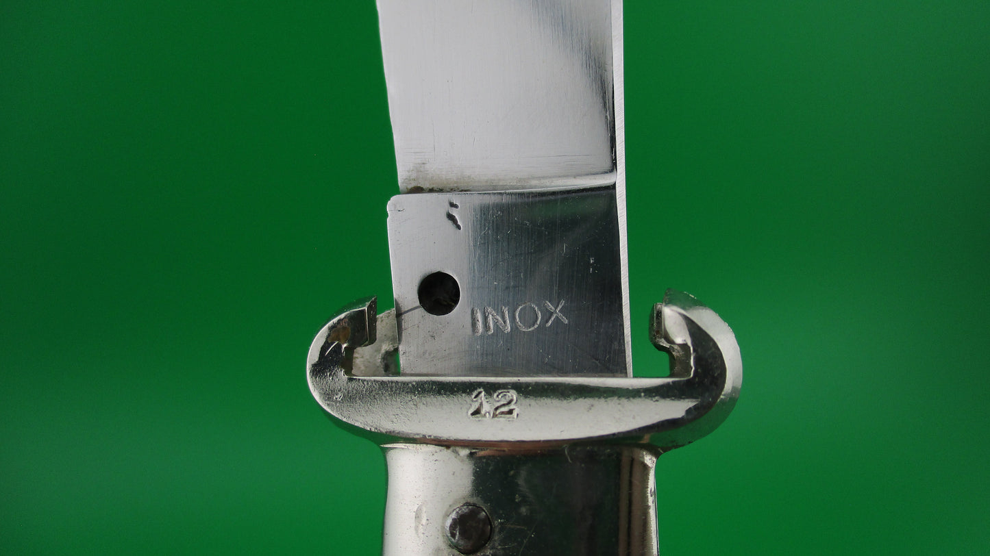 INOX 20cm Italian Humpback Shell Puller Camper automatic knife