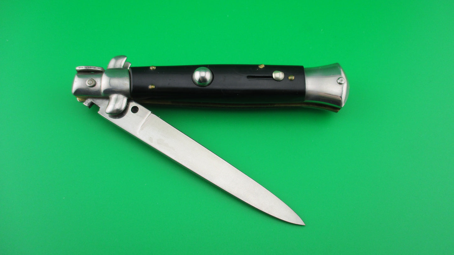 J INOX 20cm Italian Stiletto Vintage Swivel bolster automatic knife