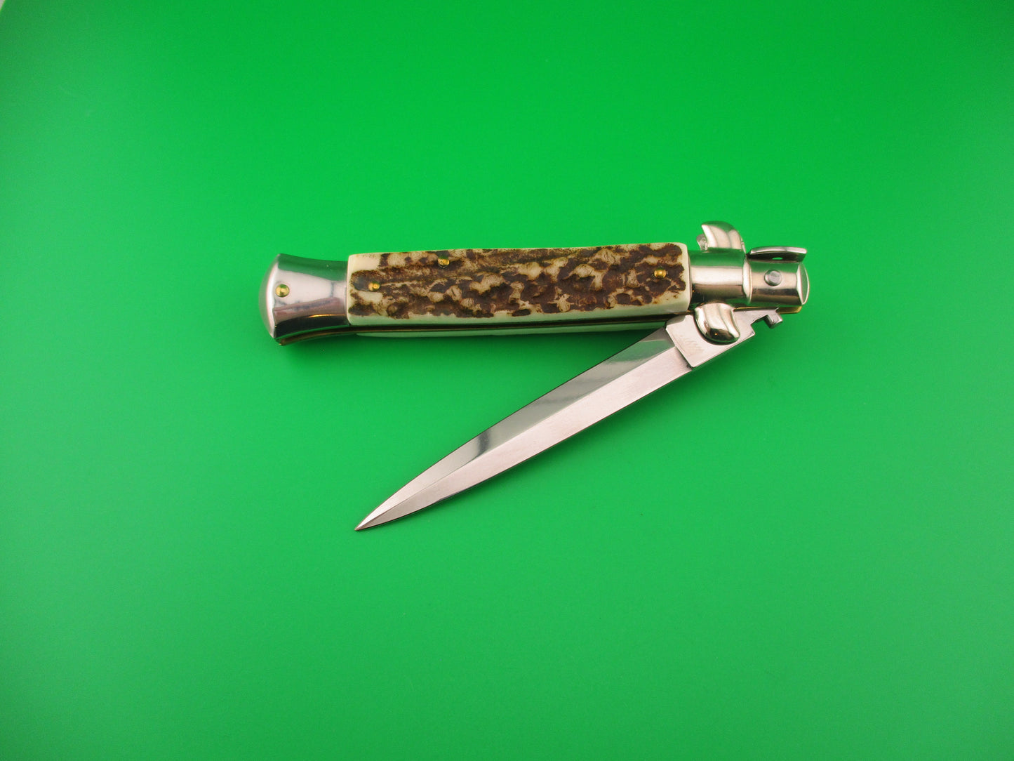AB STILETTO ITALY 23cm Italian Dagger Blade Swivel bolster switchblade knife