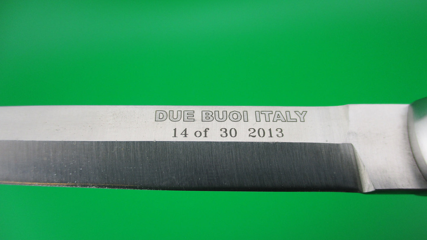 z DUE BUOI 23cm Italian Limited edition Stag automatic knife