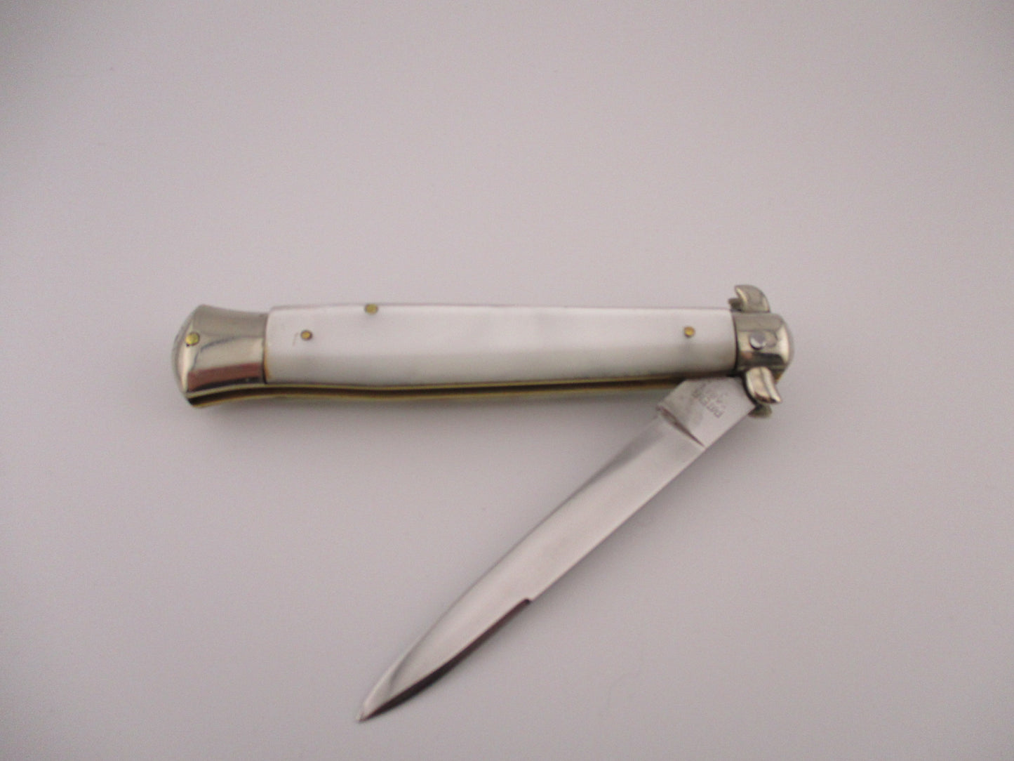 VIRGINIA INOX PATENT 96847 22cm Italian Derby Bolster Pearlex Vintage BoBc automatic knife