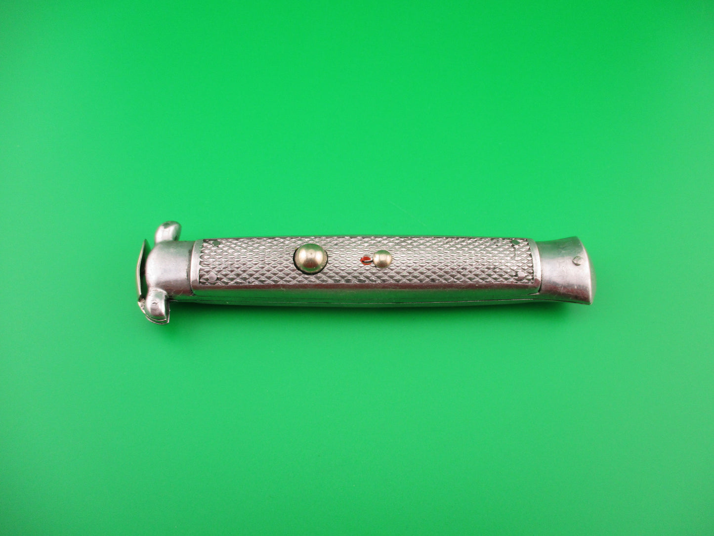 C JUL HERBERTZ IMPORT 21cm Italian Trapdoor OTF 1960s Vintage Aluminum automatic knife