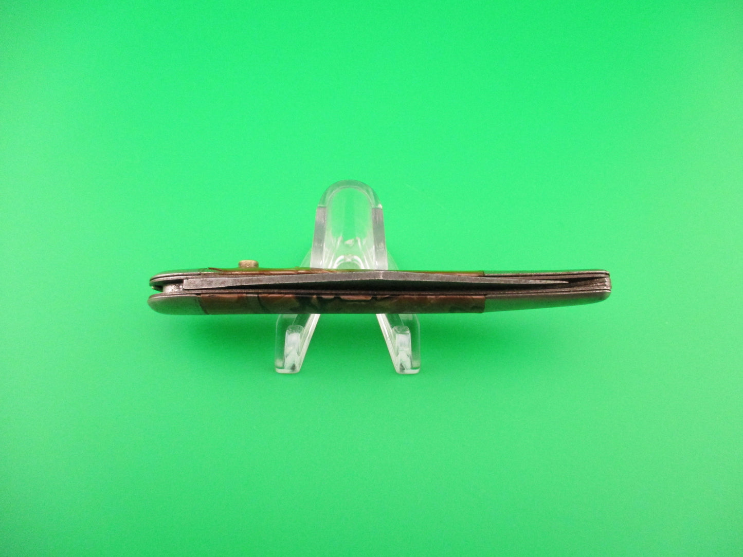 Hammer Brand Imperial Toothpick Copper swirl black streaked vintage switchblade