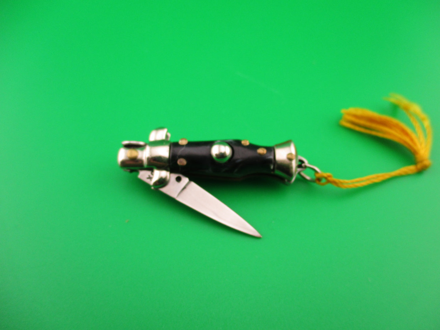 INOX 7cm Italian Tiny Picklock keychain vintage 1970s automatic knife
