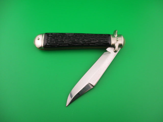 COLONIAL SHUR SNAP JUMBO JACK #3301 Black automatic knife near mint