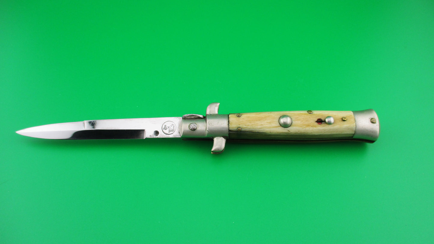 z DEMAY 18cm Italian Picklock Bayonet Stiletto automatic knife red dot safety
