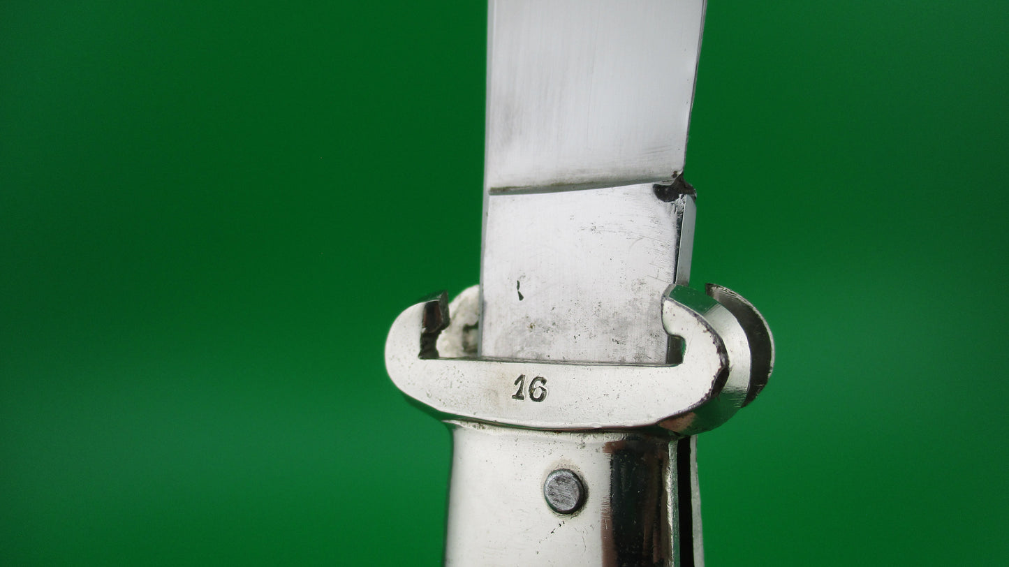 INOX 20cm Italian Humpback Shell Puller Camper automatic knife