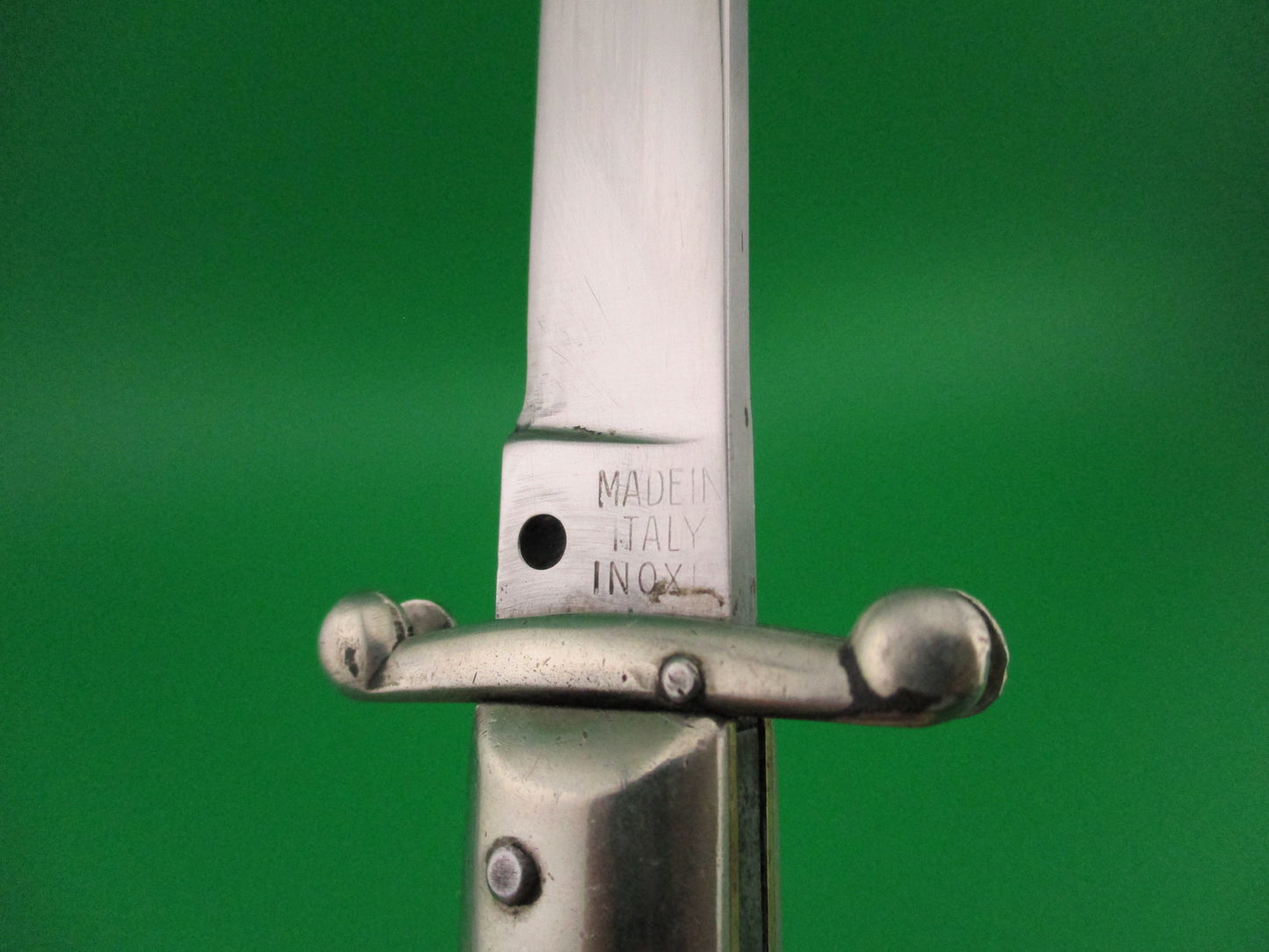 MADE IN ITALY INOXID 23cm Italian Swing Guard Pearlex Vintage automatic knife