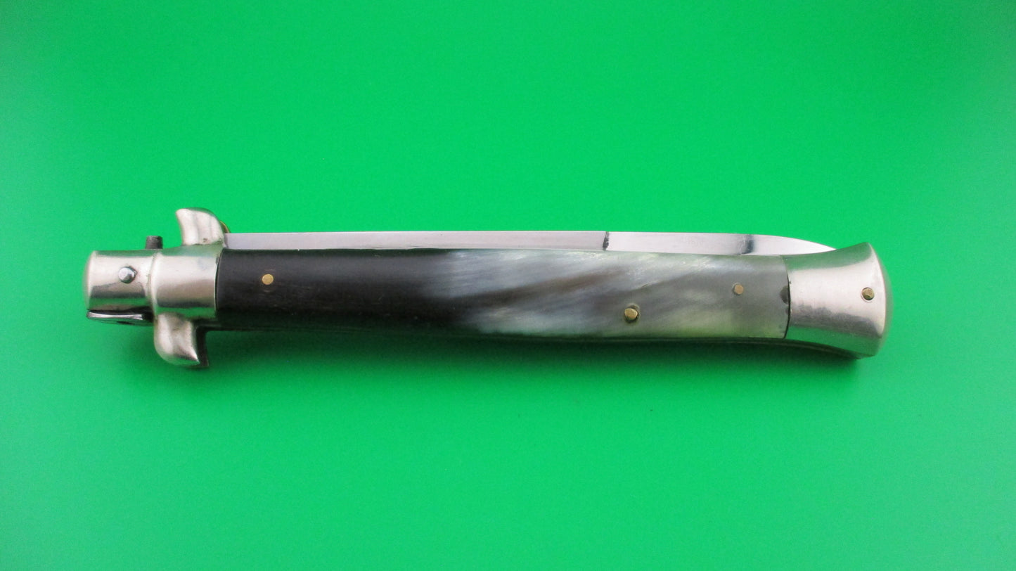 INOX 28cm Italian Picklock 1950s vintage bayonet blade automatic knife