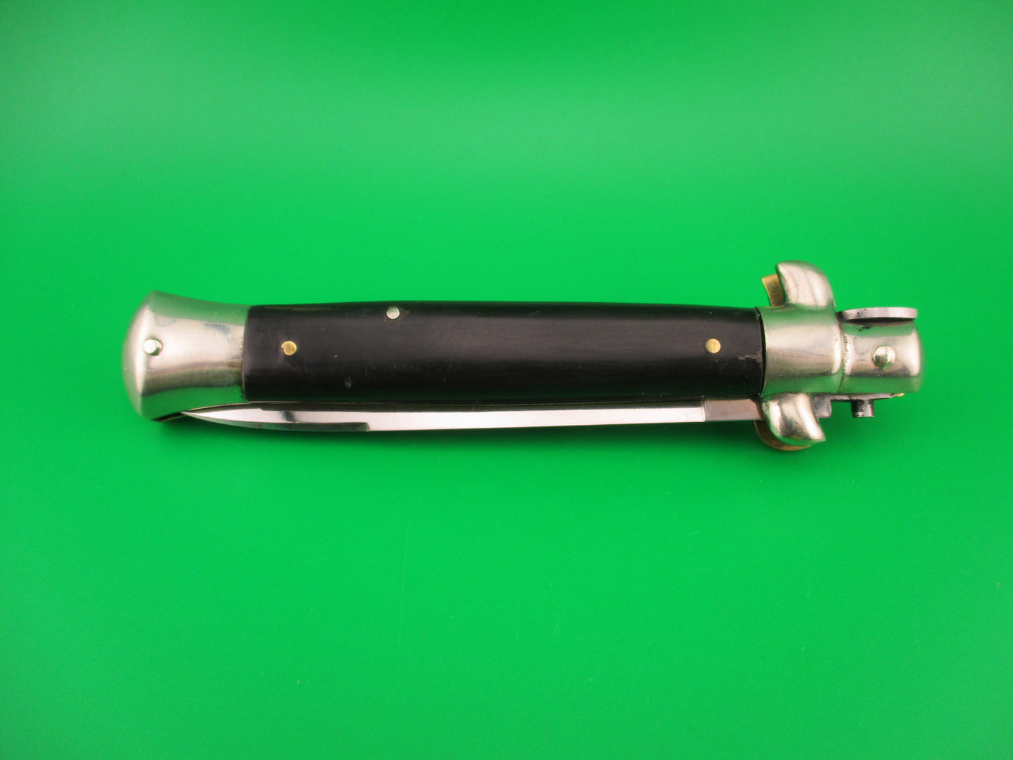 C. Jul Herbertz IMPORT 23cm Italian Transitional Stiletto horn switchblade knife NOS