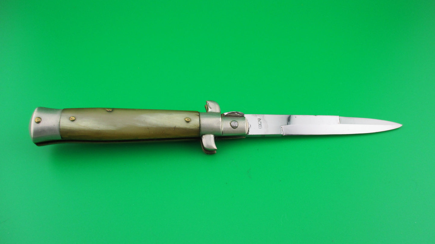z DEMAY 18cm Italian Picklock Bayonet Stiletto automatic knife red dot safety