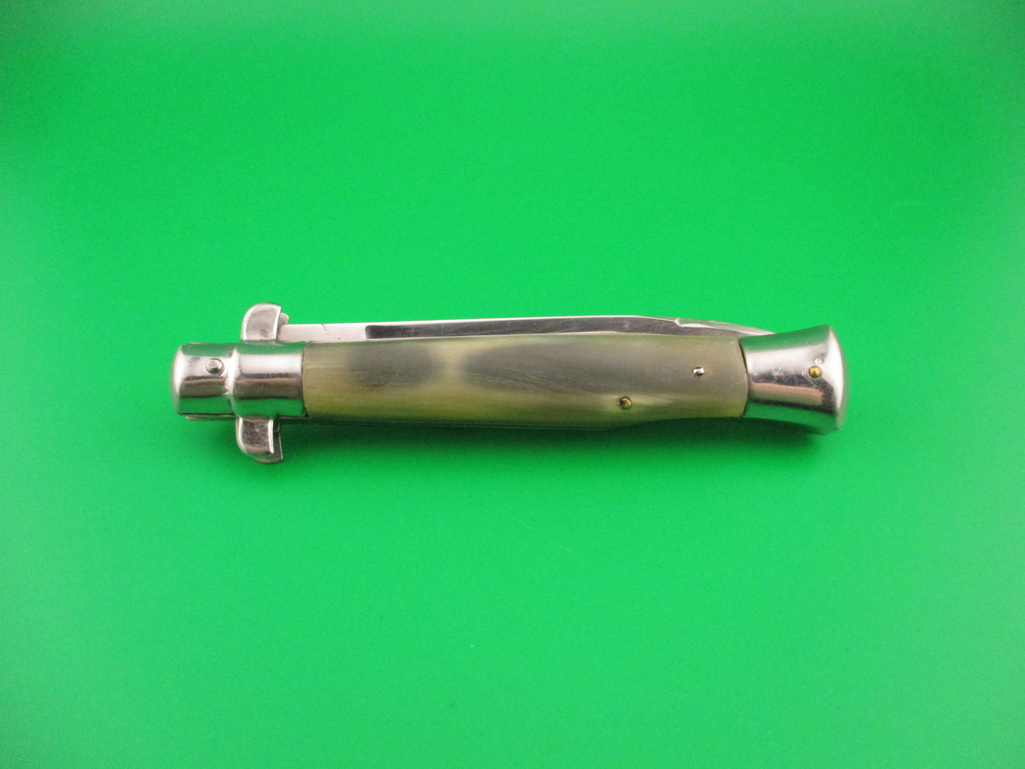 INOX 20cm Italian BOBC 1960s Wasp body Sparrow wing horn Vintage automatic knife