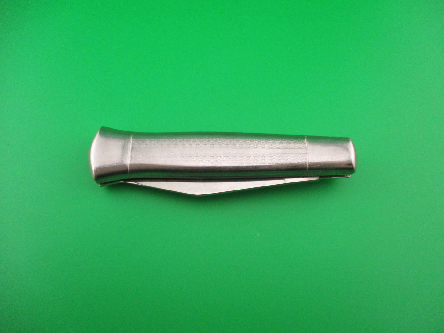 ROSTFREI 20cm Italian Metal handle fishtail clip blade switchblade knife