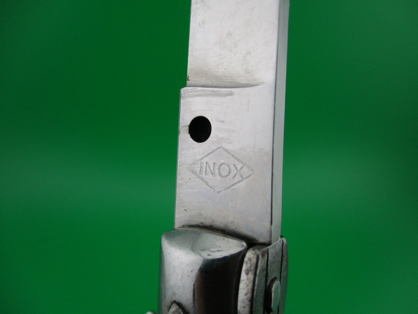 INOX (diamond) 28cm Italian Stiletto Pearlex automatic knife