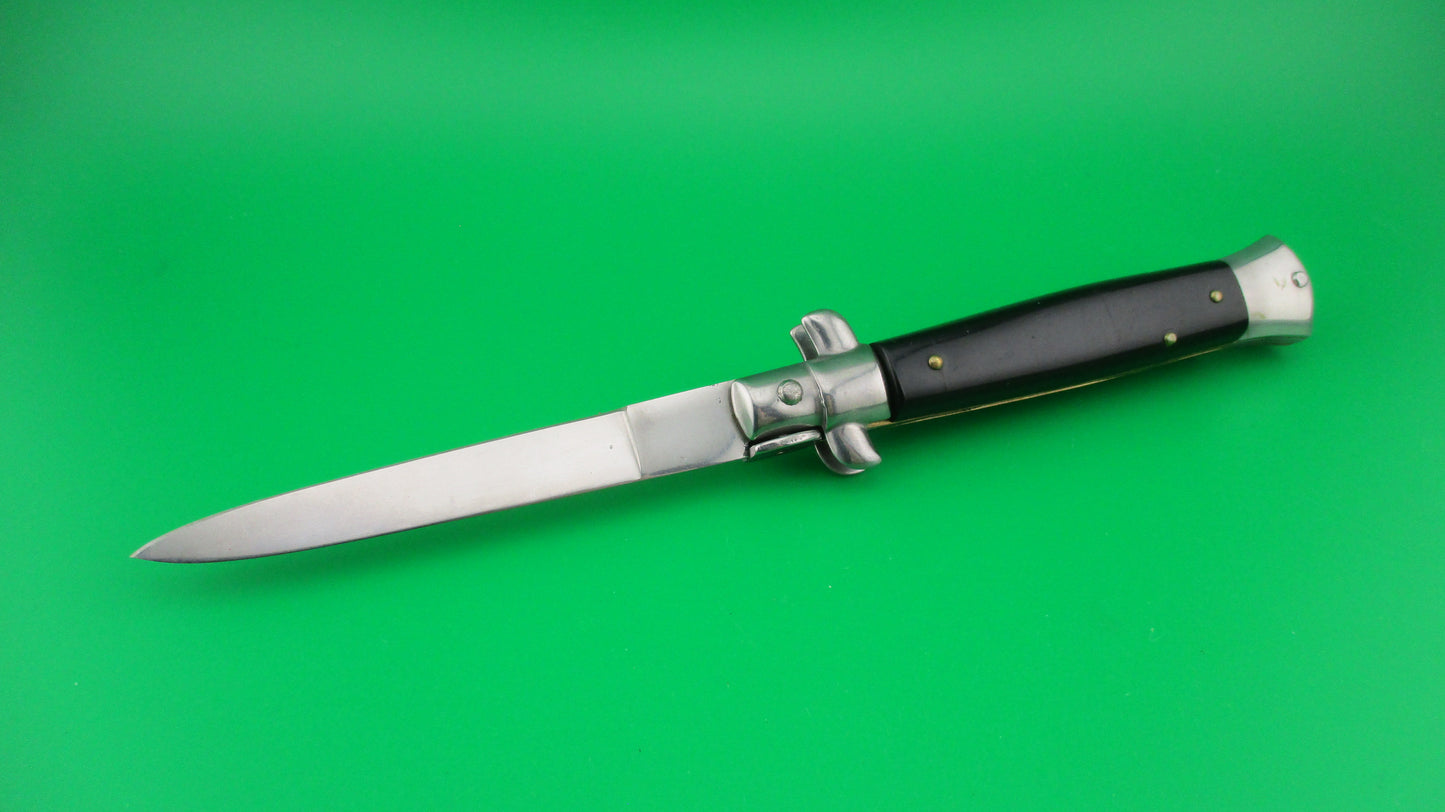 J INOX 20cm Italian Stiletto Vintage Swivel bolster automatic knife