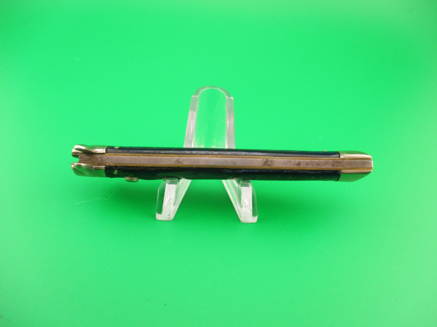 Schrade Cut Co G1514M Bowtie Blue Waterfall celluloid automatic knife