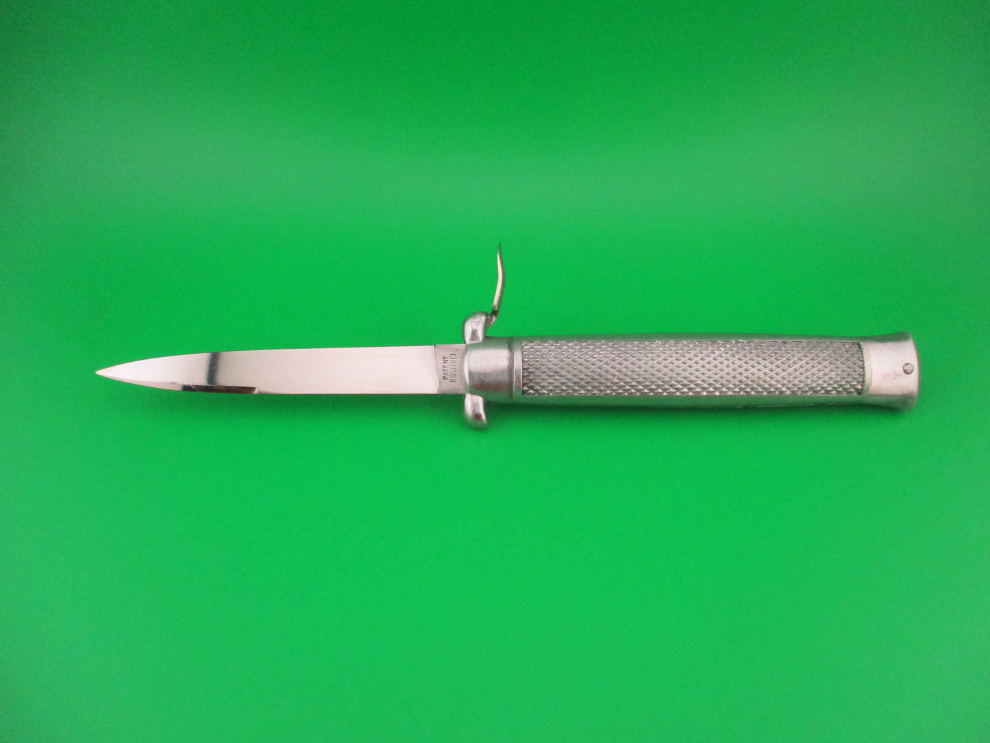 C JUL HERBERTZ IMPORT 21cm Italian Trapdoor OTF 1960s Vintage Aluminum automatic knife