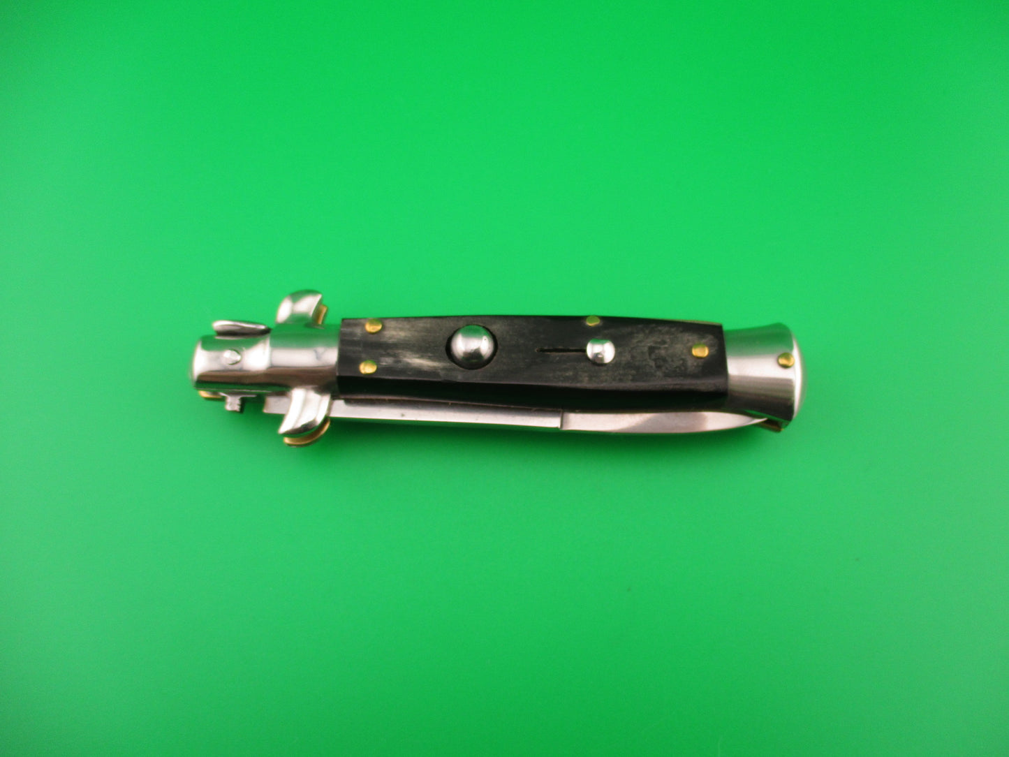 MANIAGO ITALY 18cm Italian Picklock Horn Stiletto automatic knife