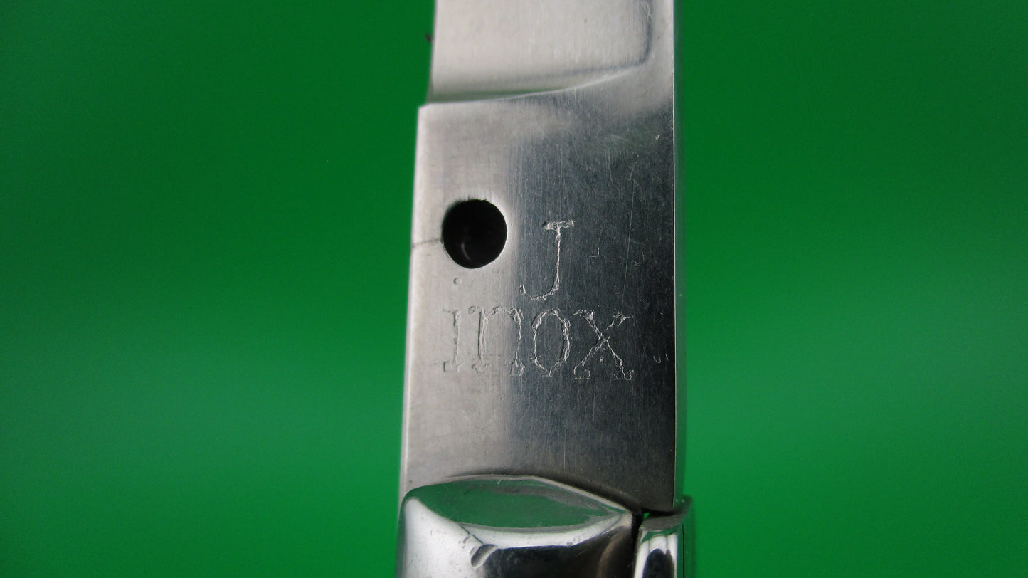 J INOX 20cm Italian Stiletto Vintage Swivel bolster automatic knife