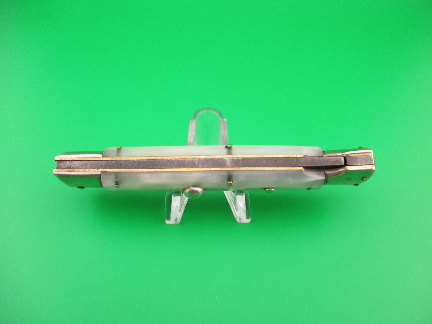 MADE IN ITALY INOXID 23cm Italian Swing Guard Pearlex Vintage automatic knife