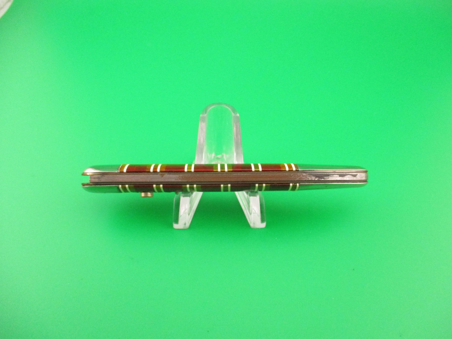 Hammer Brand Imperial Toothpick Candystripe 1950s vintage switchblade knife fish scaler