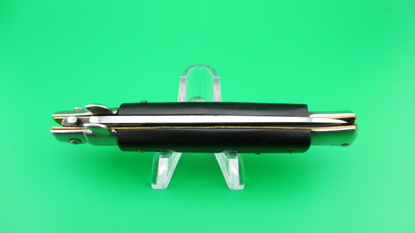 J INOX 20cm Italian Stiletto Vintage Swivel bolster automatic knife