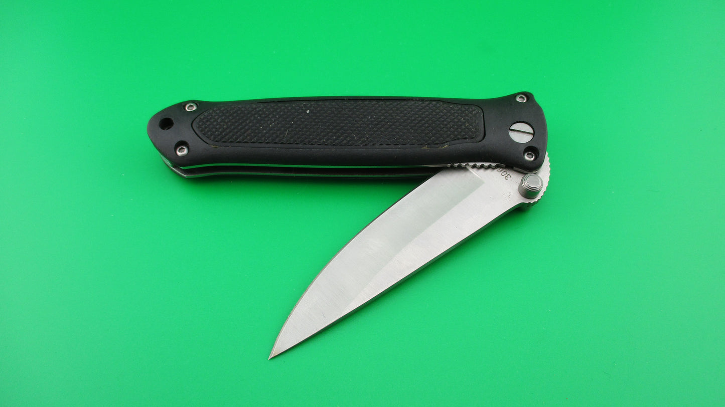 Linder 420 Rostfrei 20cm German Hidden release DA automatic knife #306519