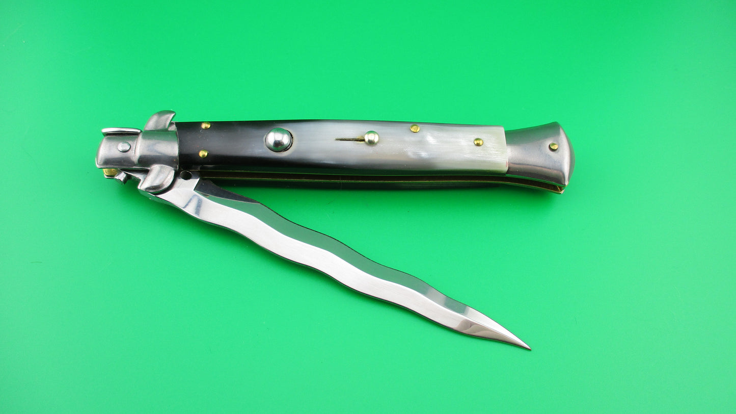 Frank B Italy 28cm Italian Kris Stiletto Switchblade knife