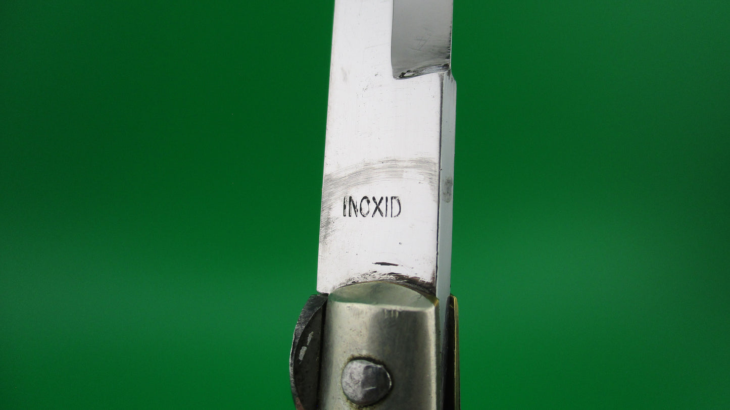 z DEMAY 18cm Italian Picklock Bayonet Stiletto automatic knife red dot safety