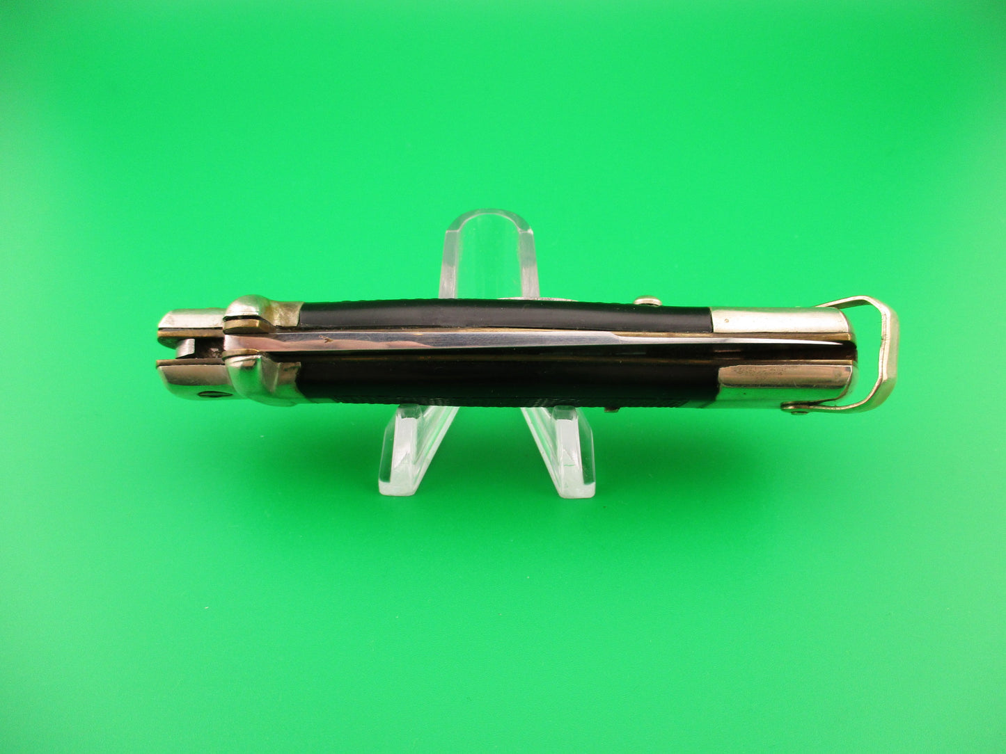 BEGON INOX MODELE DEPOSE 20cm French Oval Button vintage automatic humpback knife