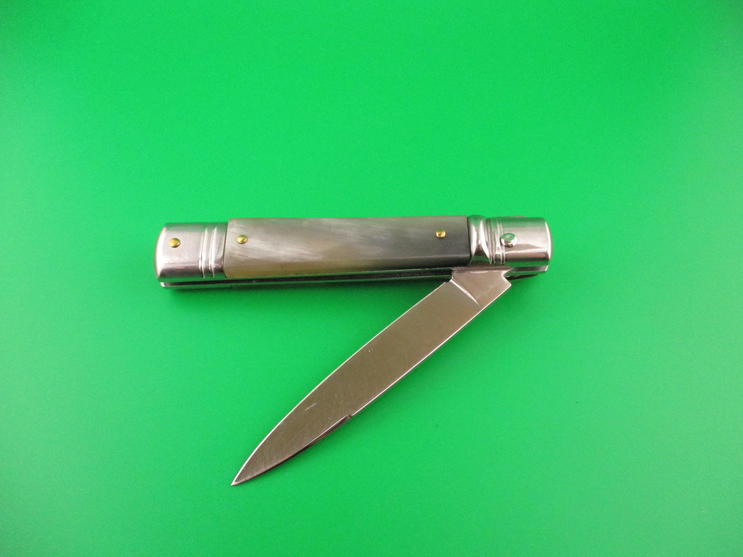 z AKC ITALY 20cm Italian Slimline Lever Honey horn automatic knife