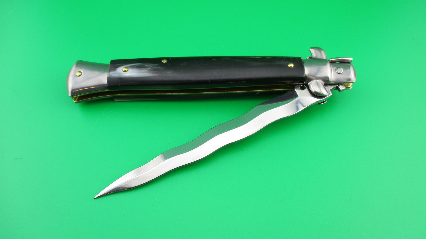 Frank B Italy 28cm Italian Kris Stiletto Switchblade knife