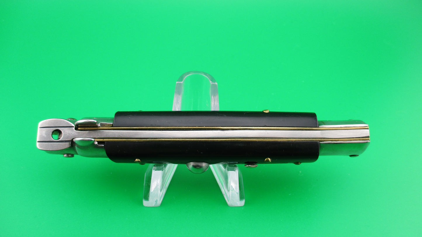 J INOX 20cm Italian Stiletto Vintage Swivel bolster automatic knife