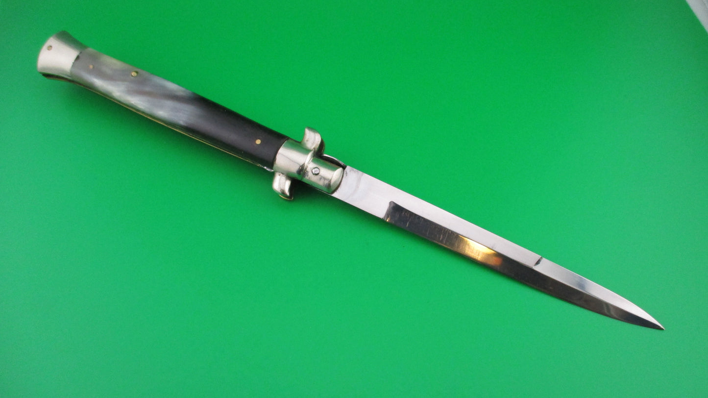 INOX 28cm Italian Picklock 1950s vintage bayonet blade automatic knife