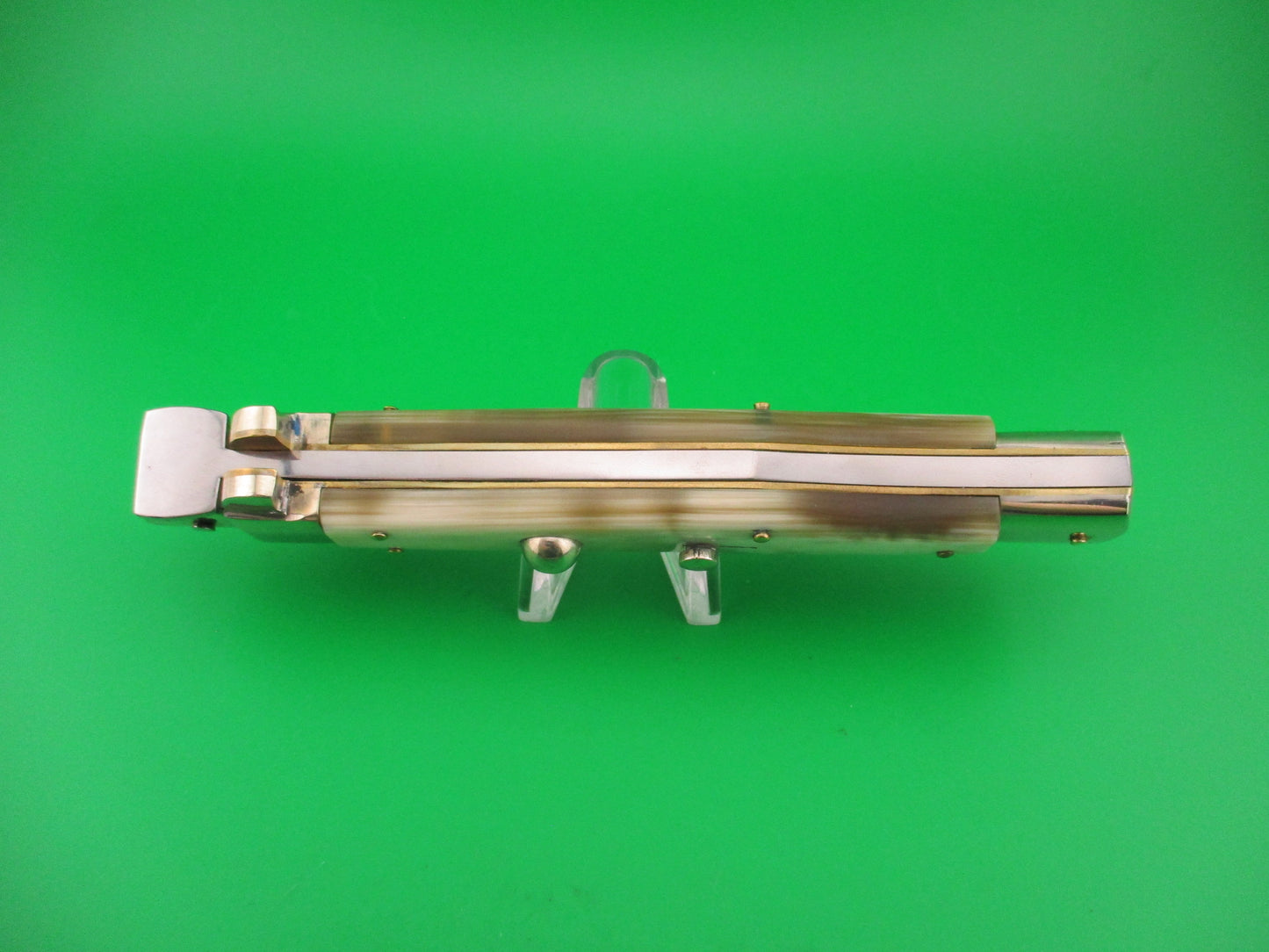 Renzo Pascotto Maniago Italy 30cm Italian Wasp body Picklock Cream & Honey automatic knife