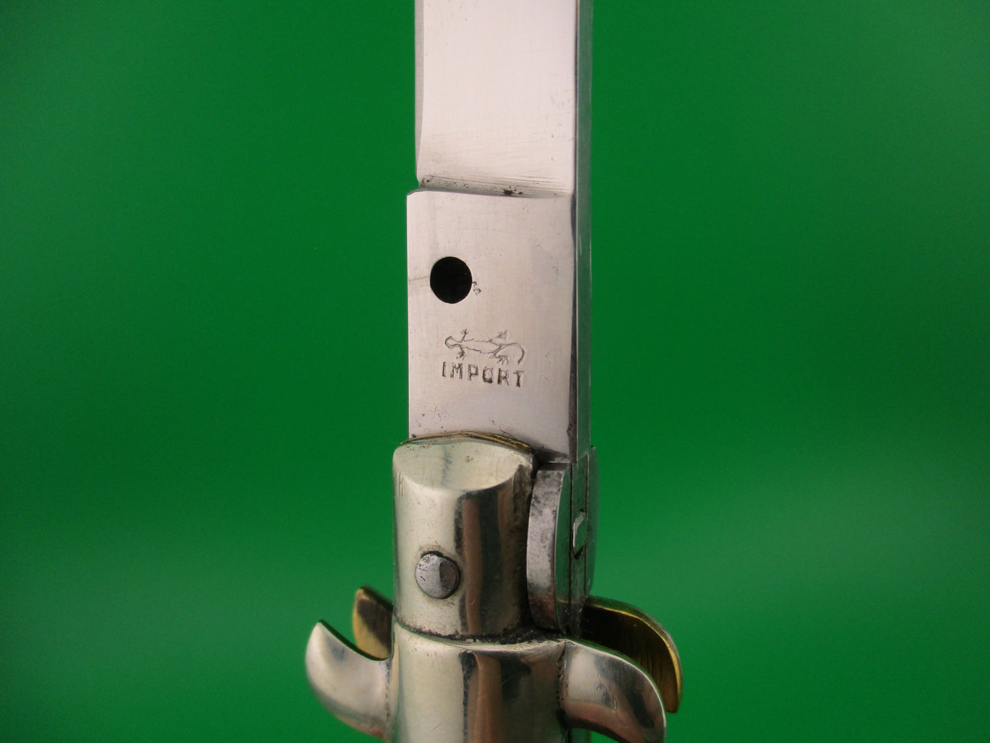 IMPORT INOX Lizard 28cm Italian TARRY LEVIGNE Vintage Transitional switchblade knife