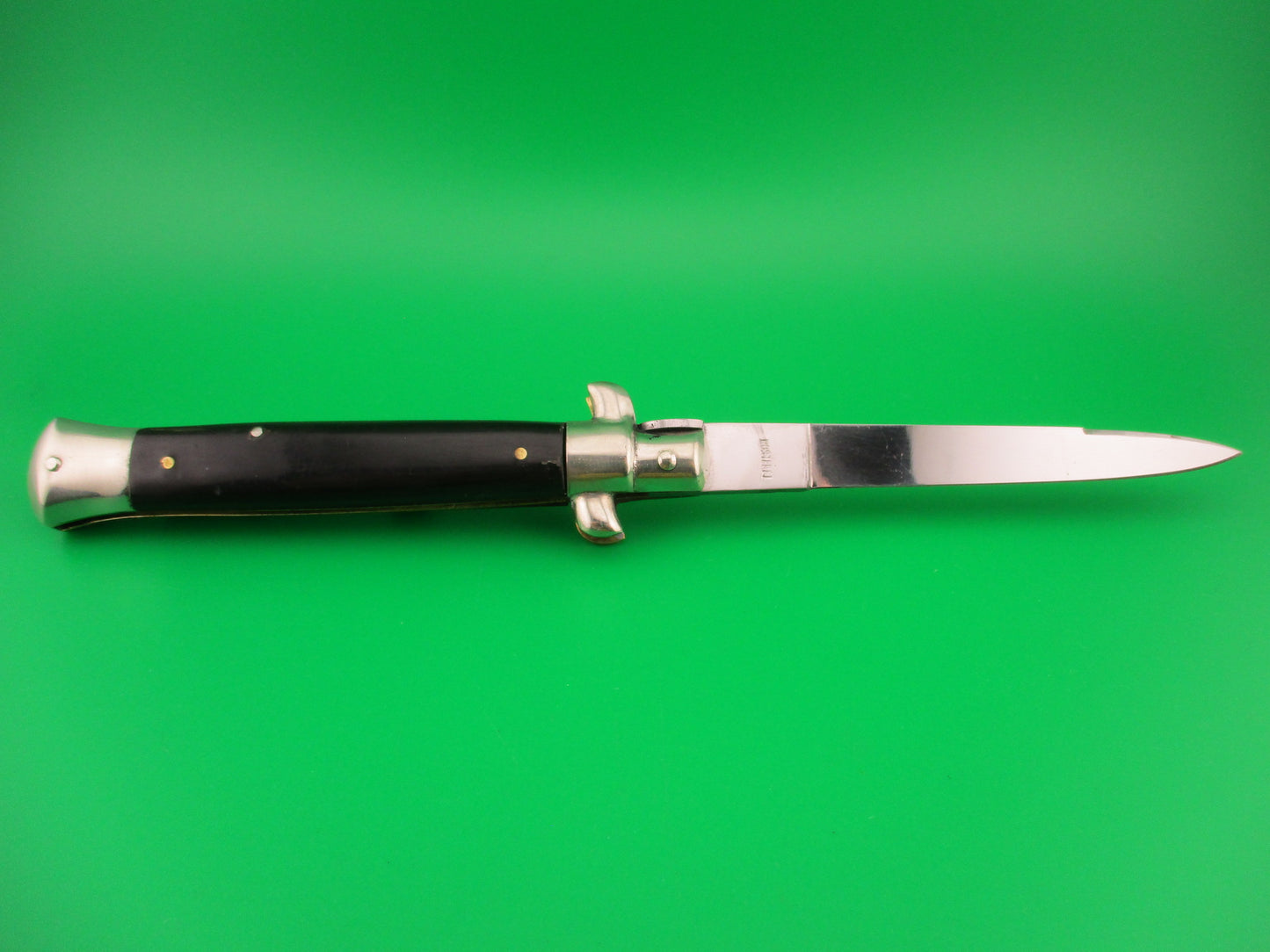 C. Jul Herbertz IMPORT 23cm Italian Transitional Stiletto horn switchblade knife NOS
