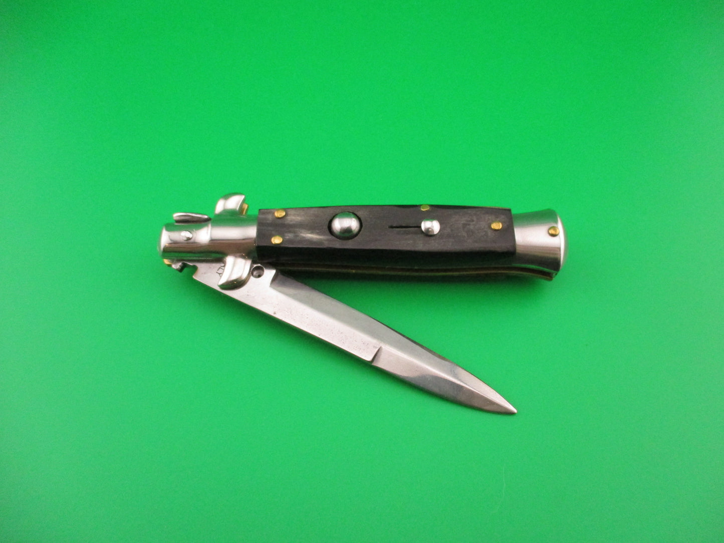 MANIAGO ITALY 18cm Italian Picklock Horn Stiletto automatic knife