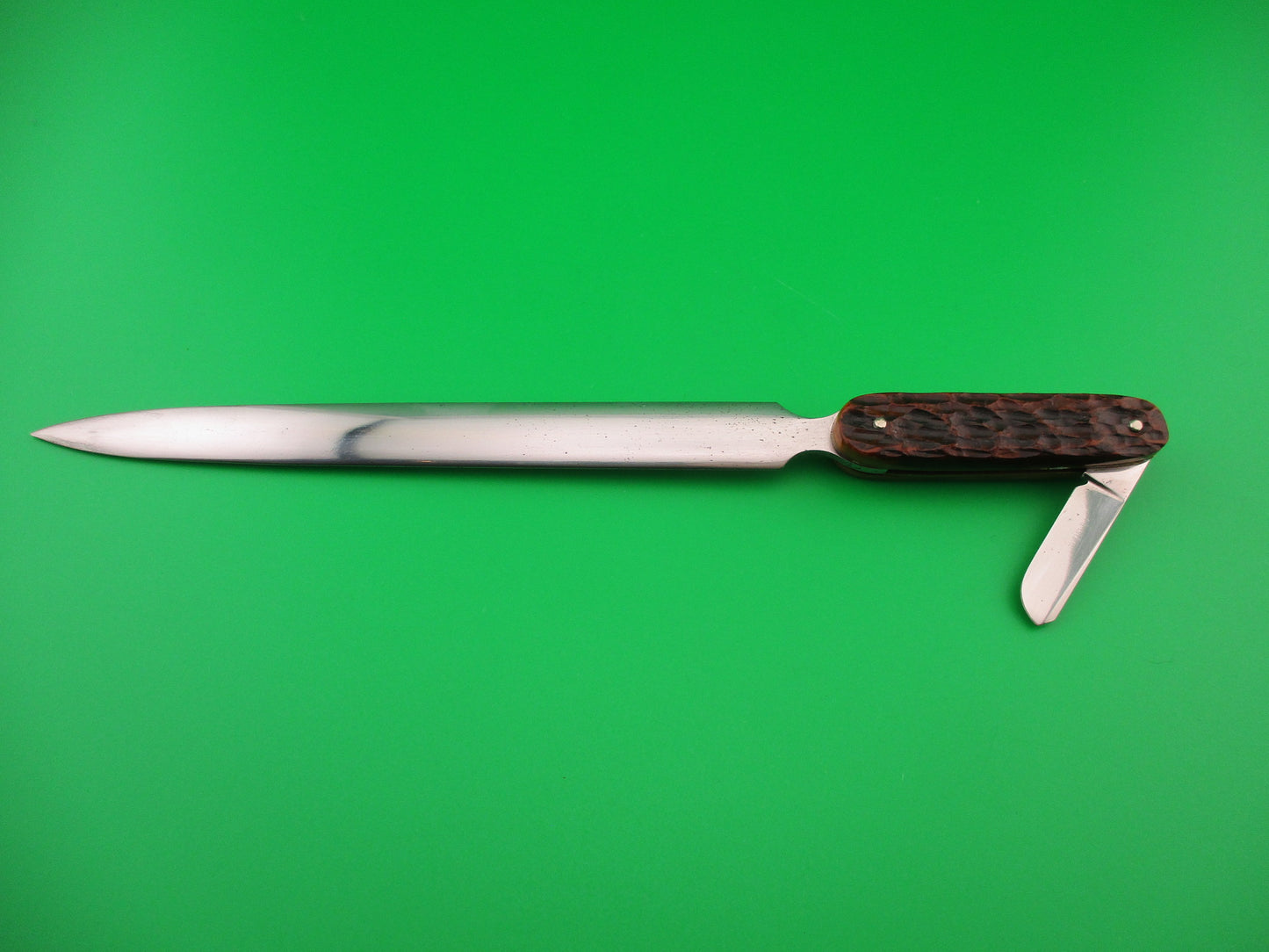 Shapleigh Customized Jigged bone Vintage Letter Opener switchblade knife