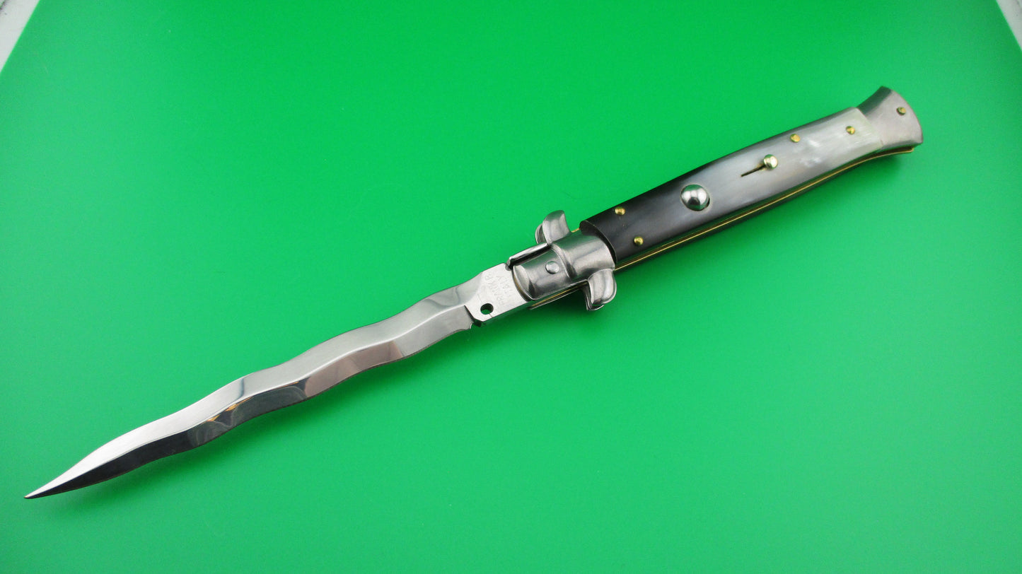 Frank B Italy 28cm Italian Kris Stiletto Switchblade knife