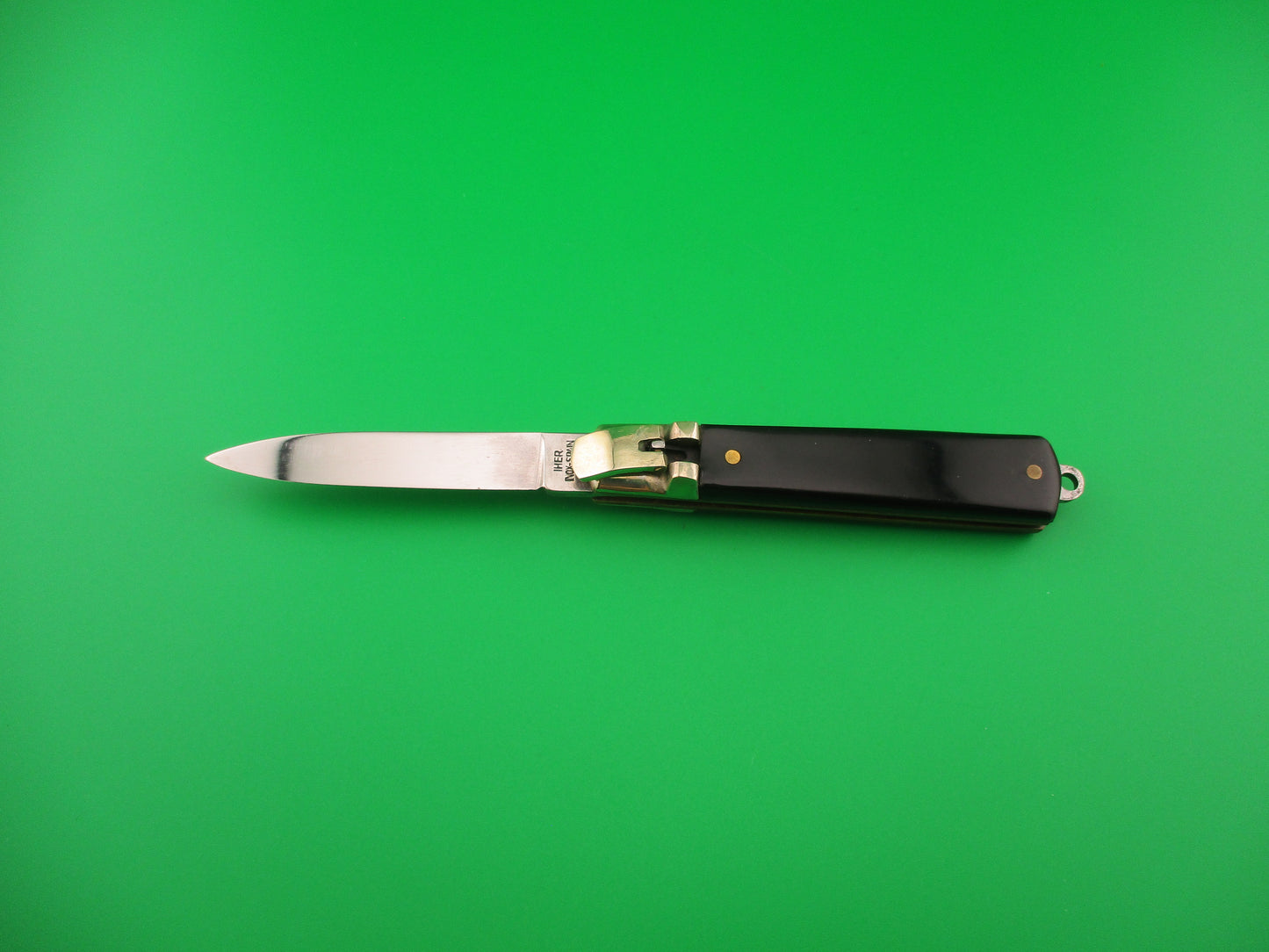 IHER INOX SPAIN 15cm Spanish Lever Vintage black automatic knife